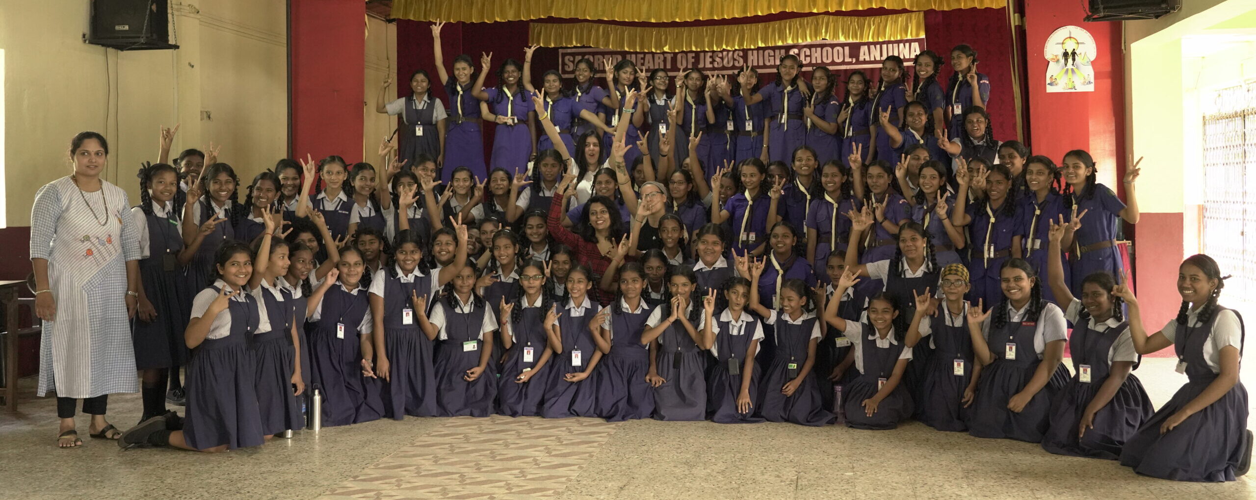 periodcupcause sacred heart of jesus high school anjuna goa