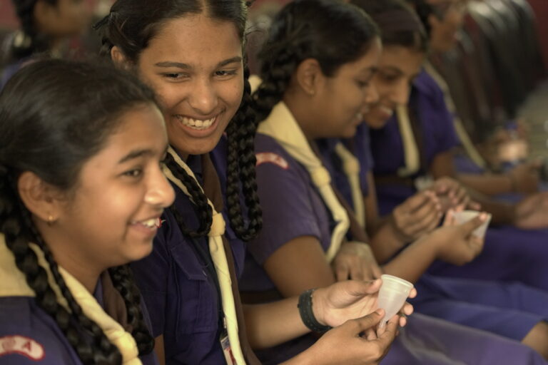 periodcupcause sacred heart of jesus high school anjuna goa