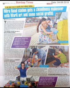 Project Radiance-Bombay times Newspaper 04 August 2018